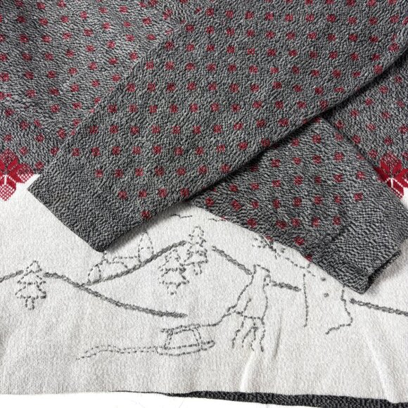 Vintage Woolrich  Cotton Winter Pullover Sweater Large - Picture 6 of 14